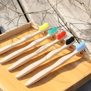 Wholesale Private Label crank thickness Bamboo Toothbrush 2