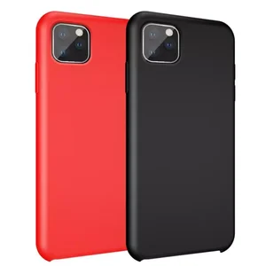 2019 new Soft Microfiber liquid silicone case for iphone11,for iphone  XI Silicone tpu Cell Phone Case