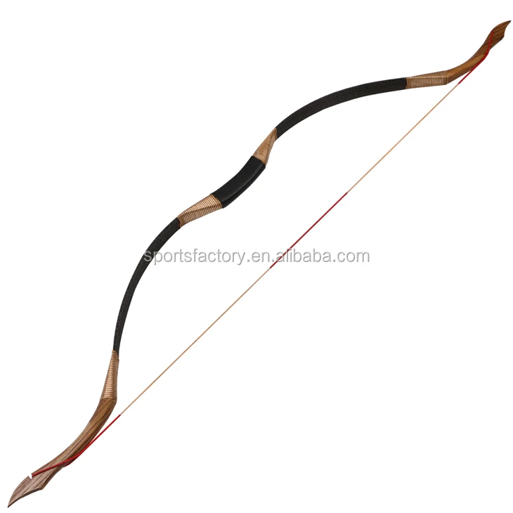 

Wholesale archery handmade bow 30 -- 50 lbs traditional hunting bow laminated wood archery bow, Picture color