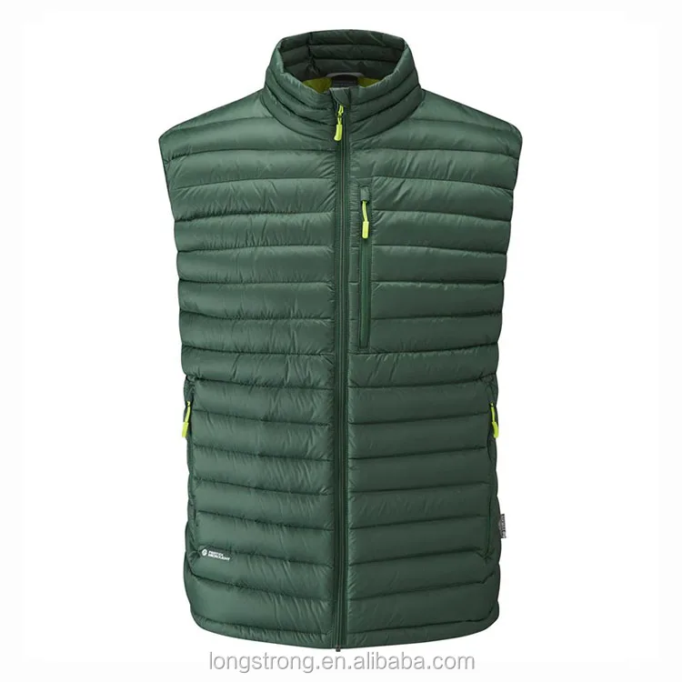 
LS802 100%nylon fashion winter mens duck down feather vest gilet 