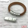 12x6mm Hot sale Stainless Steel fancy Jewelry Components Magnetic Clasp into three parts