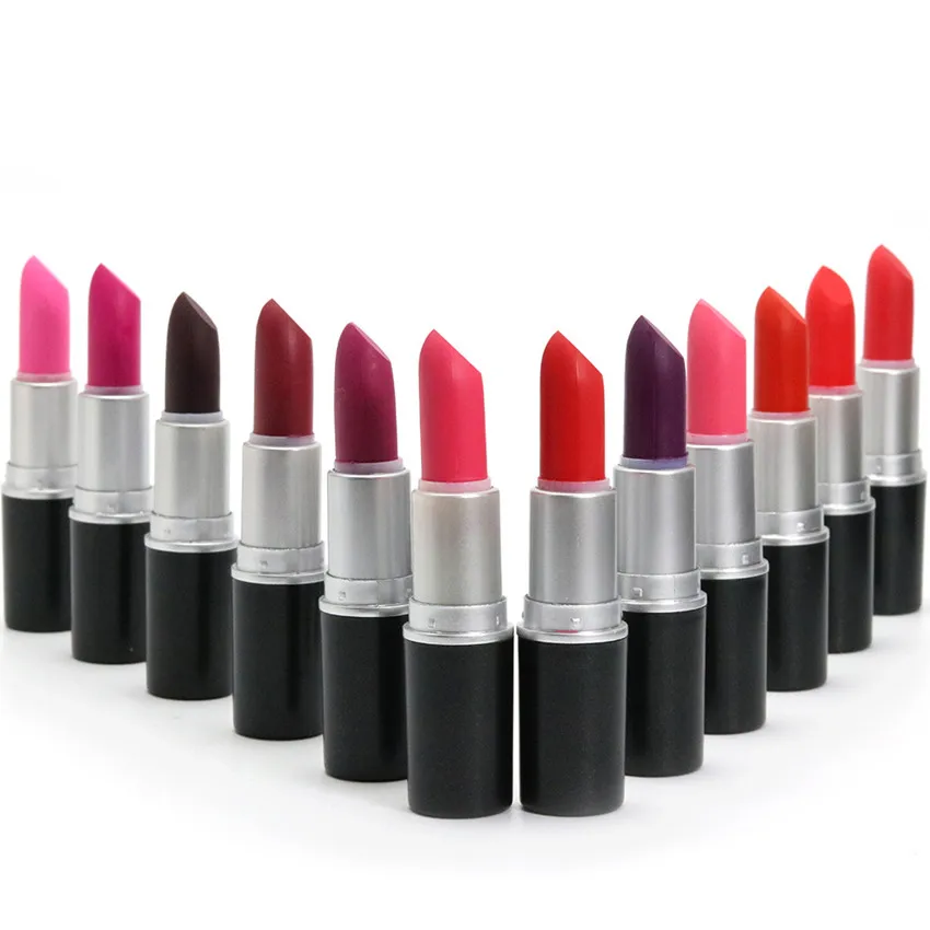 

Private Label Cosmetics Makeup Make Your Own Lipstick 12 Colors Matte Lipstick