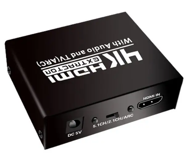 

NEW Coaxial and L/R Audio 4K hdmi audio extractor for sale, Black