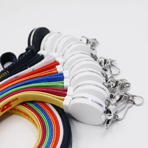 3 1 Nylon Lanyard USB Charger Cable iPhone Android