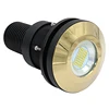 24V RV Green LED Courtesy Boat Lights Clear Lens for Boat/Stair/Livewell LED Thru-wall Submersible Waterproof Boat Marine Light