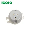 Best seller Australia single surface mounting plug base SAA certificate single socket black base
