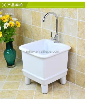 Ceramics Mop Sink Sanitary Ware Manufacturer Small Ceramic Mop Sink For Bathroom Balcony Mop Pool Buy Bathroom Sink Ceramic Sink Ceramic Mop Sink