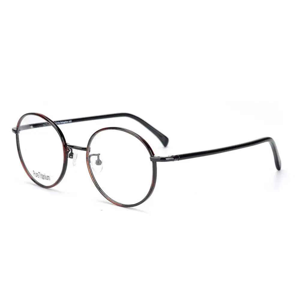 

2019 retro glasses high quality titanium optical frame no moq glasses frames, Custom color