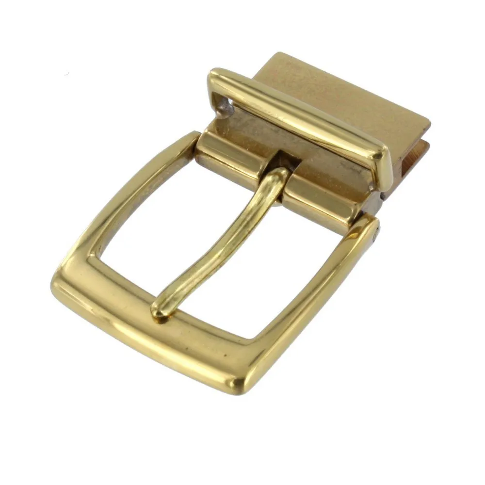 Top Selling Polished Solid Brass Twist Reversible Buckle Heel Bar