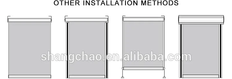 Home integration Wifi Control Electric roller shades with fabric motorised roller blind