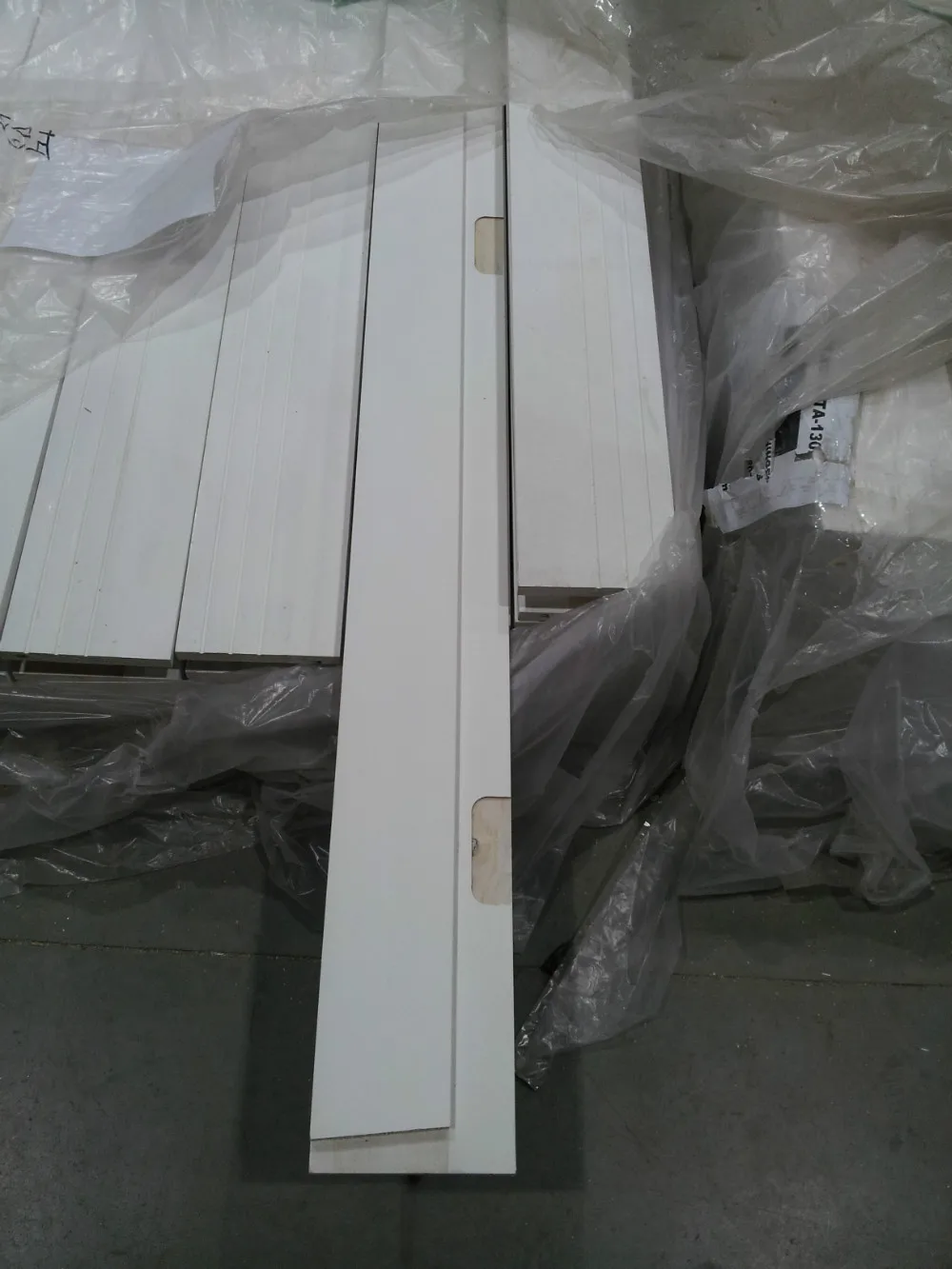 interior primed flat wood door jambs, View exterior door jamb, RUIBO