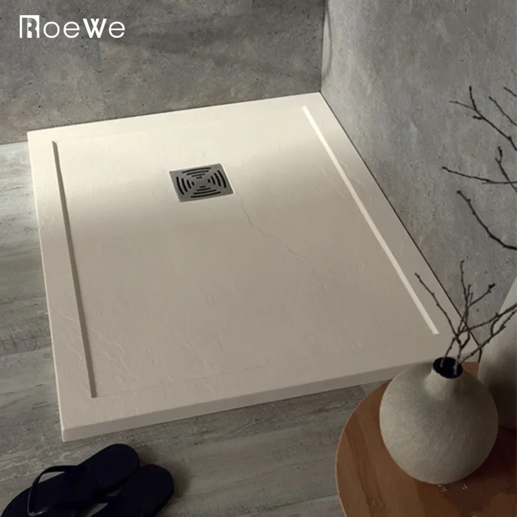 Custom Size & Color Solid Surface Shower Tray,Project Pattern Surface