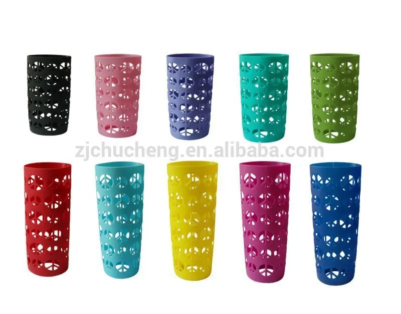 Custom Ceramic Coffee Cup Sleeves,Colorful Silicone Rubber Sleeve With