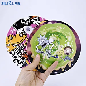Image of Full printing logo silicone wax pad non-stick rubber mat dab mat