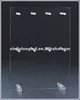 Clear Acrylic Jewelry Ornaments Earring Display Counter Acrylic Key Ring Rack