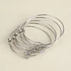 Simple style DIY bangle making custom personalized cheap wholesale stainless steel wire bangle for bangle bracelet making