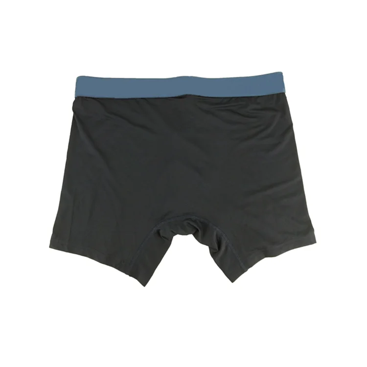 Black Color 90% Polyester 10% Spandex/elastane Boxer Shorts Low Rise ...