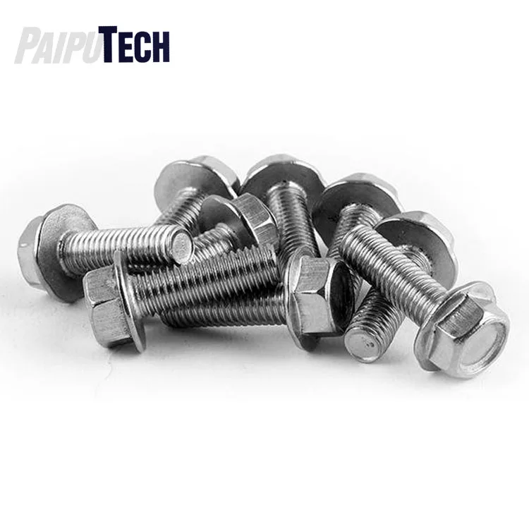 
DIN 6921 GB5787 Stainless Steel SS 304, 316 Hex Flange Bolt 