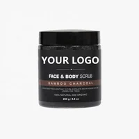

Private Label Cleansing Exfoliation Charcoal Face Scrub Bamboo Body Scrub For Skin Care