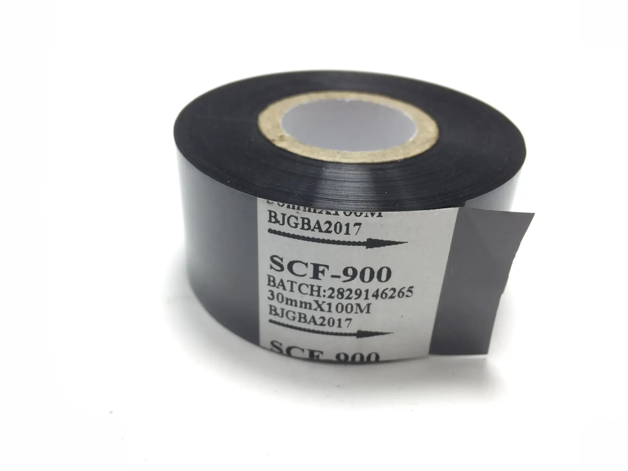 OEM High Quality Wax TTR (Thermal Transfer Ribbon) 30mm x 100 meters barcode ribbon