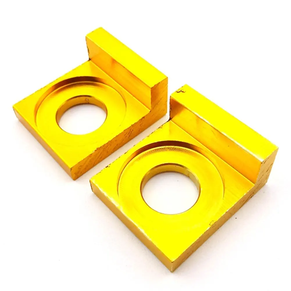 TC-Motor Blue CNC Aluminum15mm Chain Adjusters Axle Blocks For Chinese Pit Dirt Motor Bike Motocross Motorcycle