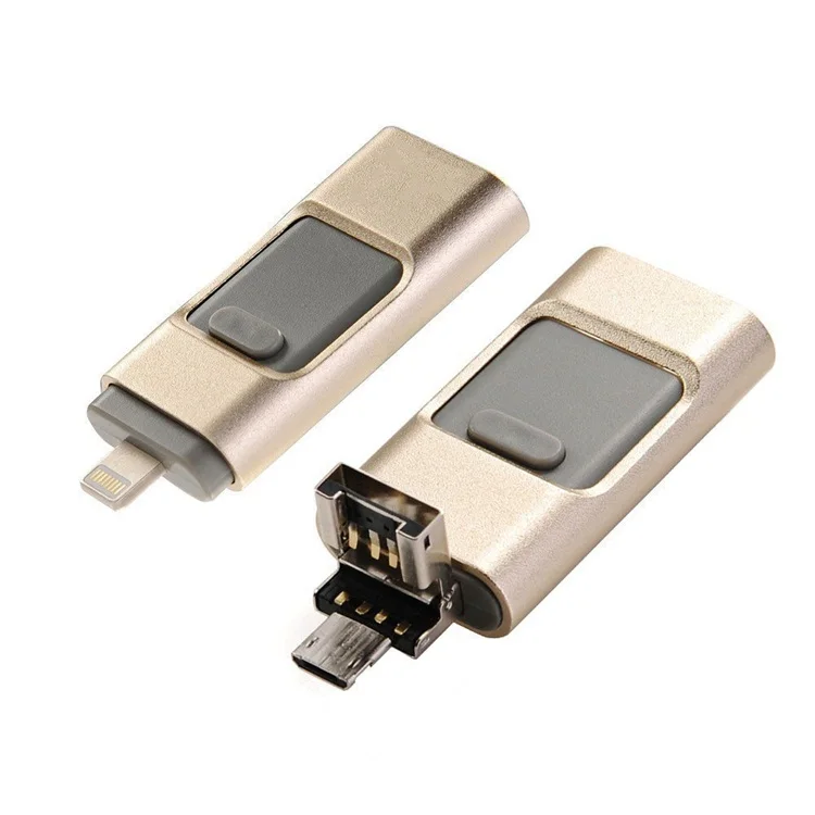 16 gb 32gb 64gb full capacity otg dual usb flash drive for iphone 6 6s 6c - ANKUX.COM