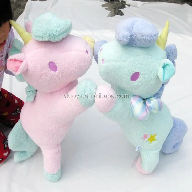 unicorn soft toy pink