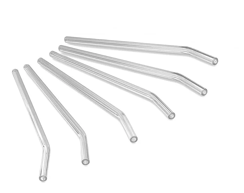 

Glass Straws Clear 9" x 8/10 mm Drinking Straws Reusable Straws Healthy, Reusable, Eco Friendly, BPA Free, Colors