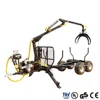 Ce Approval 1.5t Self Powered Gasoline Engine Log Loader Trailer with Crane for ATV