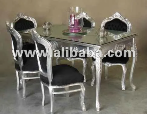 Neo Rococo Modern Silver Baroque Furniture