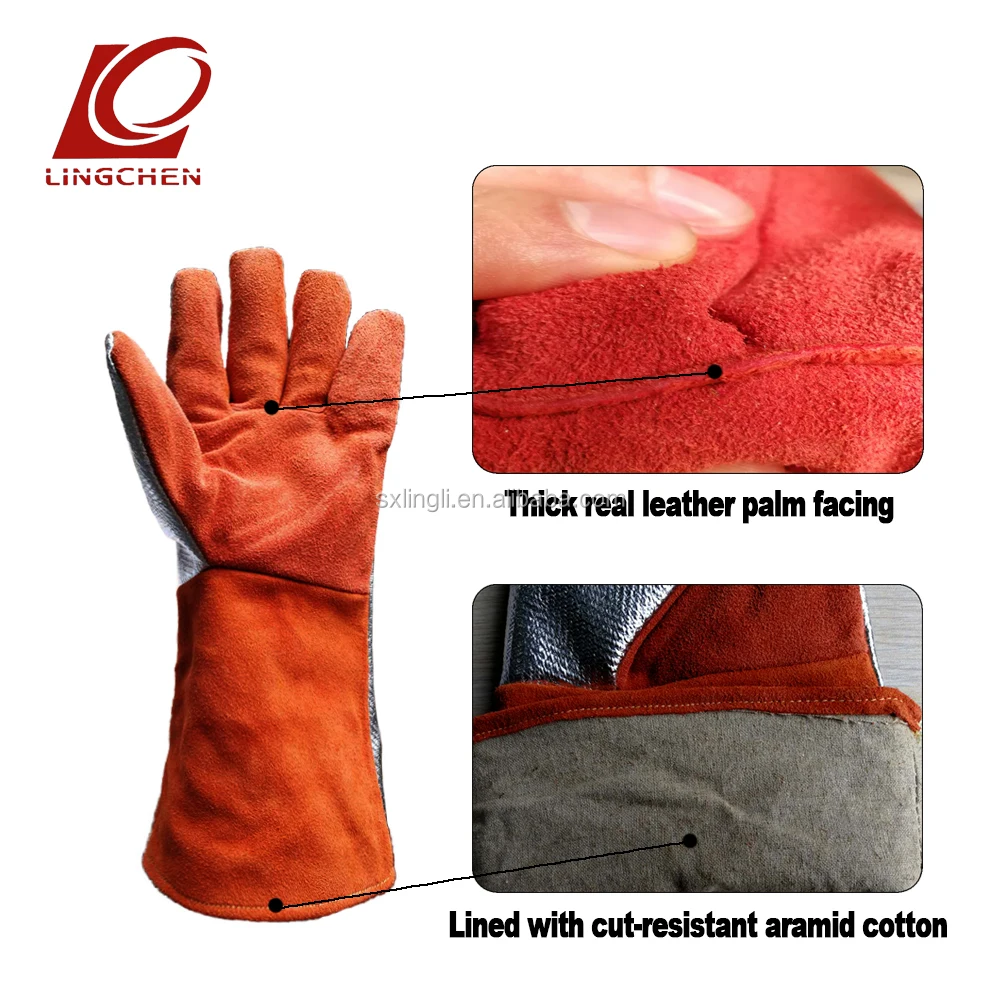 Prevent Radiation Snakes Animals Antibite Cowhide Leather Welding