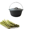 Supply of outdoor camping picnic cast iron pot with supplies factory wholesale outlet camping Cookware set