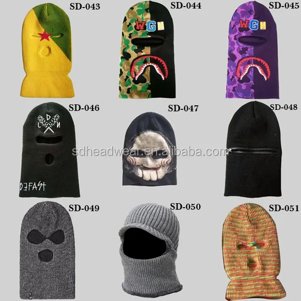 Wholesale ski mask balaclava Beanie hat.jpg