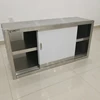 Commercial Kitchen Equipment Stainless Steel Kitchen Wall Hanging Cabinet with Sliding Door