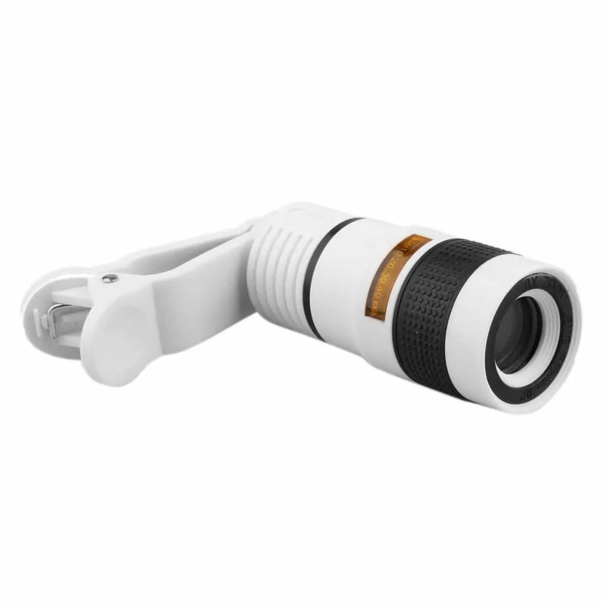 Get Quotations · ONX3 (White 8x Zoom) Universal Clip-on 8x Zoom Optical  Telescope Manual Focus