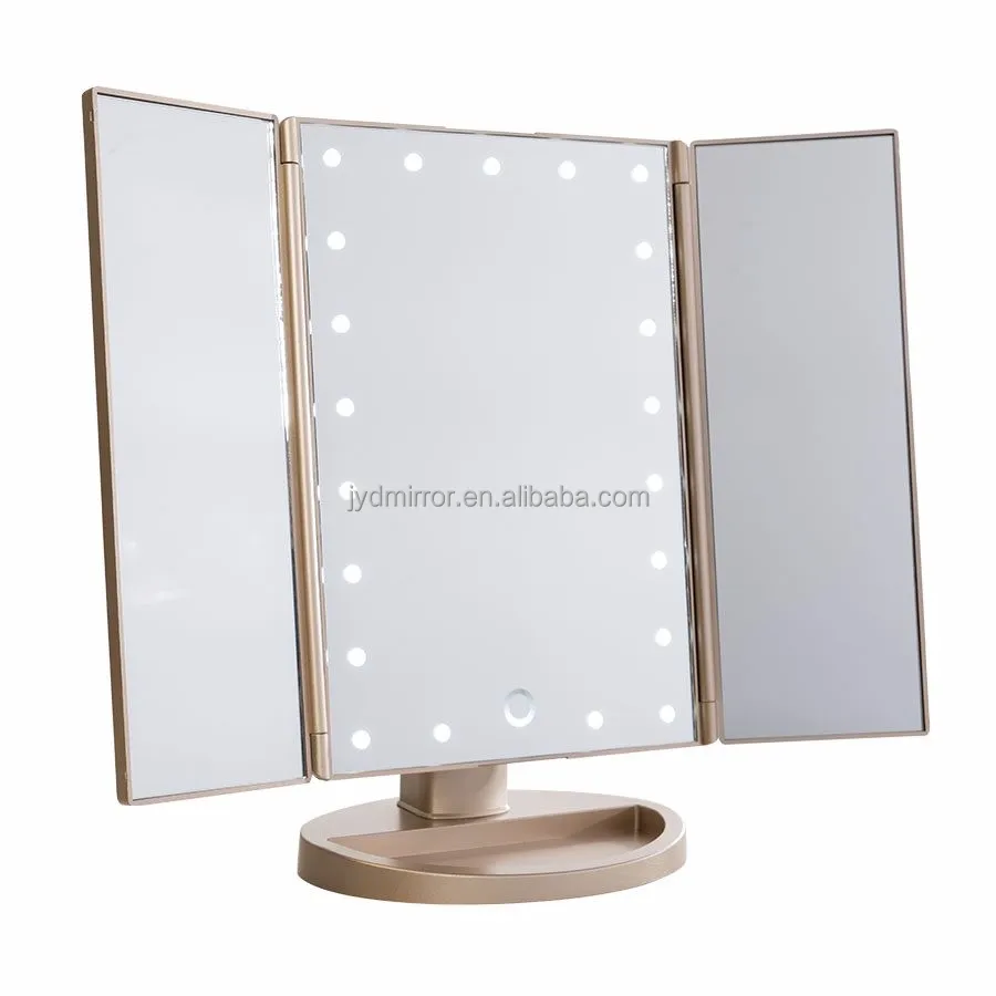 illuminated make up mirror