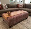 Wood ottoman table tray drink tray table for couch sofa or ottoman balancing