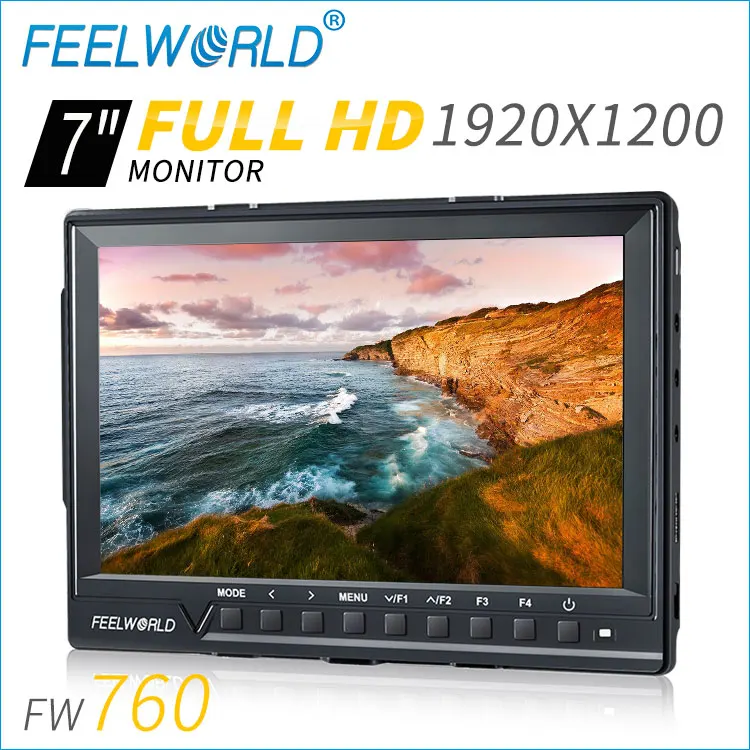 

1920*1200 Pixel 7 inch 4K HDMI Small Monitor For DSLR Camera with Histogram