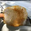 Thick Wool long hair fur Car cleaning glove