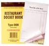 Duplicate Triplicate Restaurant Docket Books / Guest Check / Ordering Pad Printing