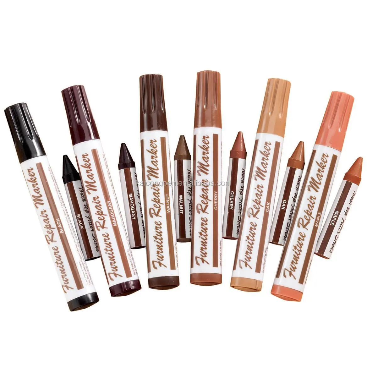 New Wood Furniture Touch Up Markers Wood Stain Scratch Repair 3 Shades