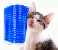 

2019 Hot Amazon Cat Wall Corner Self Groomer Tool Cats Massage Wall Scratcher Comb Scratcher Rubber Soft Pet Brush