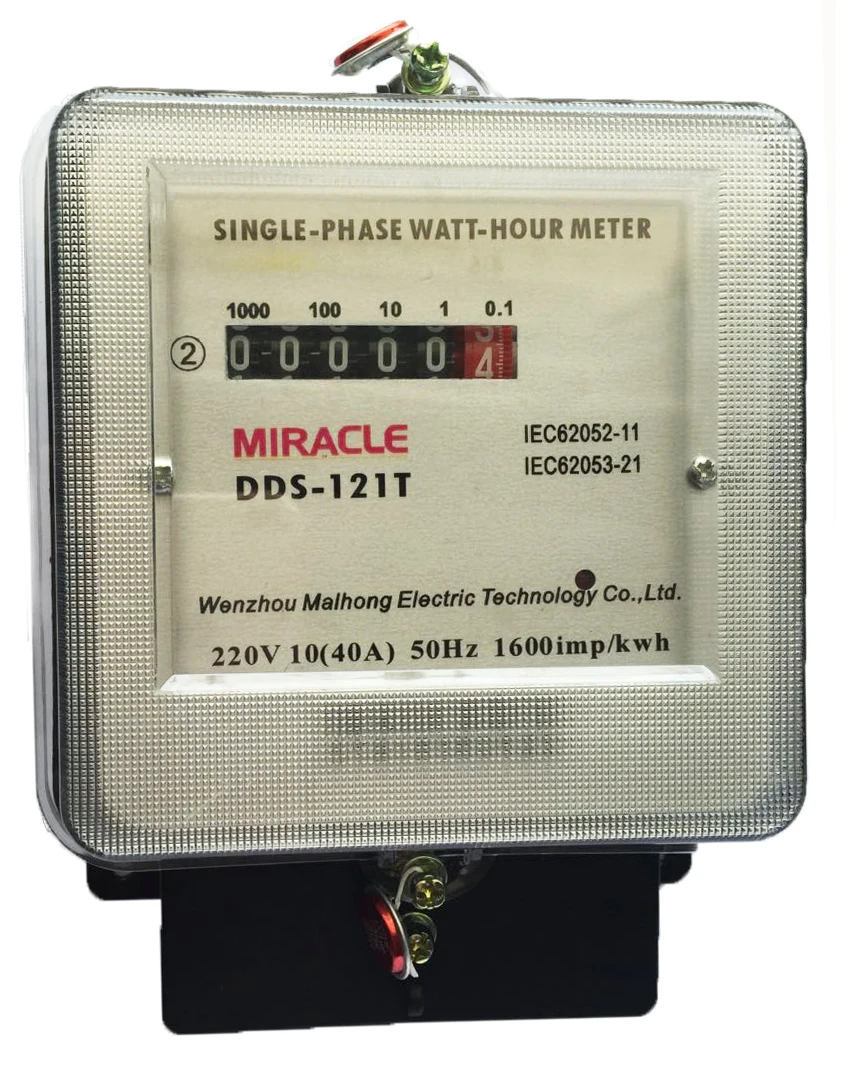 Single Phase Analog Kwh Watthour Meter With Analog Counter Buy Analog Meter,Single Phase