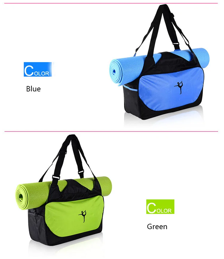 Multifunction Canvas Yoga Bag Yoga Mat Carry Bag With Custom Logo