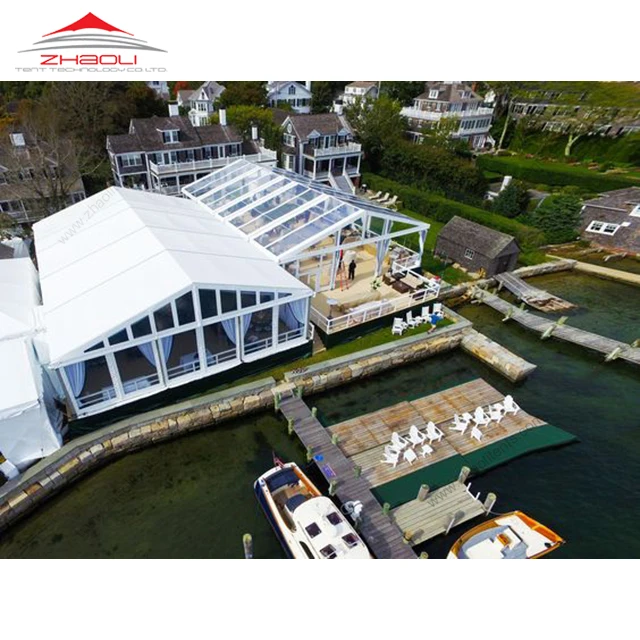 

10 x 15 PVC aluminum frame marquee tent for wedding receptions vendor, Colorfull