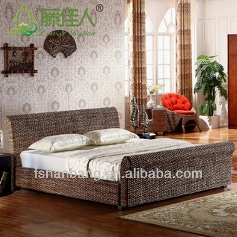 New Trendy Seagrass Bedroom Furniture Sets Buy Seagrass Bedroom Furniture Wicker Bed Woven Bed Product On Alibaba Com