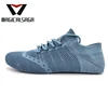 New modle sock vamp knitted sport shoes upper with free stitching