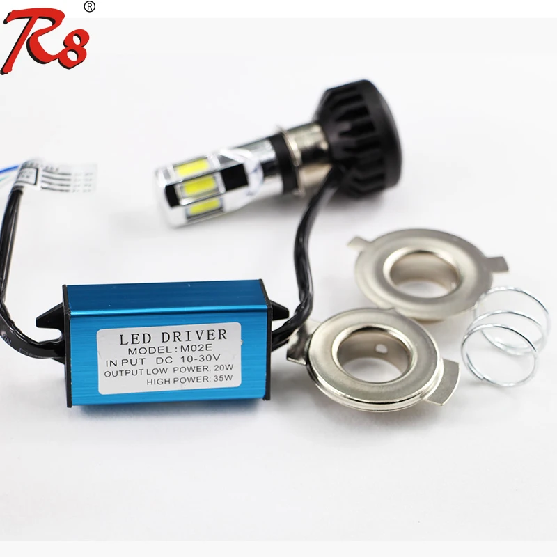 Factory Wholesale Motorcycle Lights M02e Sale 6 Cob Sides 35w 3500