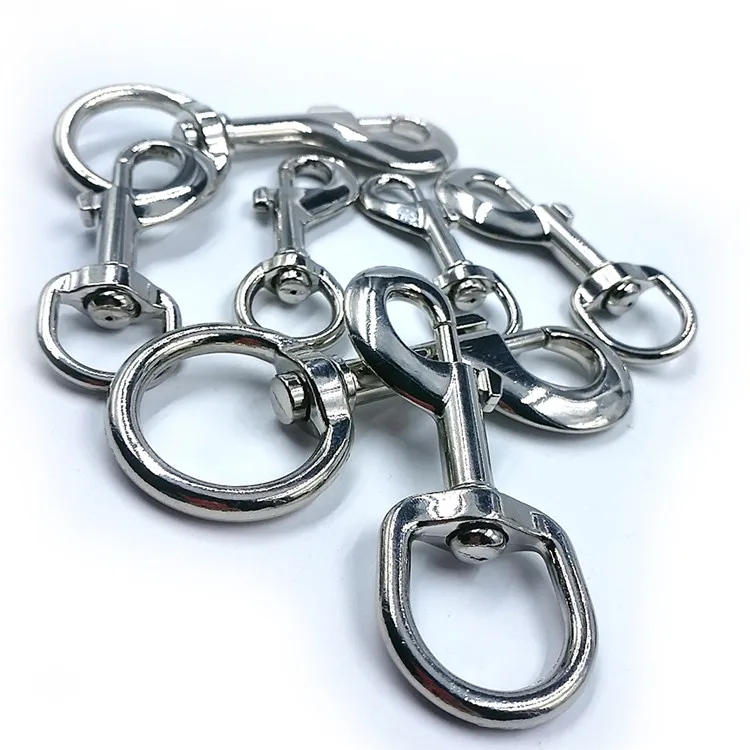 BT-K69A-5 Zinc Alloy Silver Pet Carabiner Dog Leash Carabiner Bolt Snaps Good Quality Dog Shape Holder with Metal Carabiner
