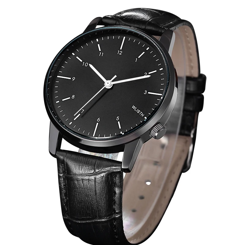 

OEM cheap wristwatch waterproof high quality leather watch wlisth quartz men watch wholesale